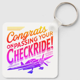 Gefeliciteerd met het passeren van je checkride! s sleutelhanger