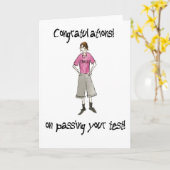 Gefeliciteerd met het passeren van Test voor een J Kaart (Gele Bloem)