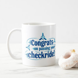 Gefeliciteerd met het passeren van uw checkride! k koffiemok