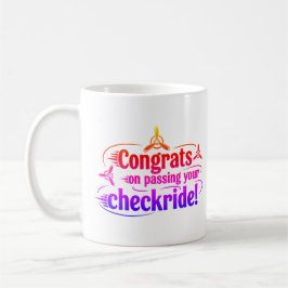 Gefeliciteerd met het passeren van uw checkride! k koffiemok