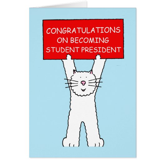 Gefeliciteerd met het President Student worden (Voorkant)
