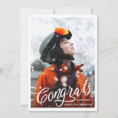 Gefeliciteerd met het schrijven van de Afstuderen Kaart (Voorkant)