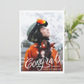 Gefeliciteerd met het schrijven van de Afstuderen Kaart (Staand voorkant)