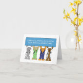 Gefeliciteerd met het slagen voor de medische exam kaart (Gele Bloem)