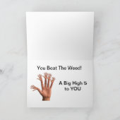 Gefeliciteerd met het stoppen met roken kaart (Binnen)