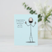 Gefeliciteerd met het succesvol richten van je pla briefkaart (Staand voorkant)