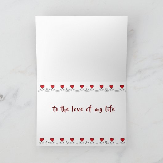 GEFELICITEERD MET "HET TROUWDAGFEest" AAN DE LIEFD Kaart (Binnen)