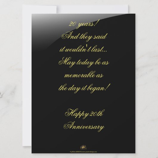 Gefeliciteerd met het twintigste Jubileum (Achterkant)