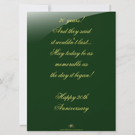 Gefeliciteerd met het twintigste Jubileum (Achterkant)