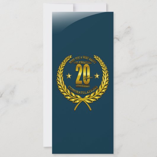 Gefeliciteerd met het twintigste Jubileum (Voorkant)
