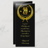 Gefeliciteerd met het twintigste Jubileum (Voorkant / Achterkant)