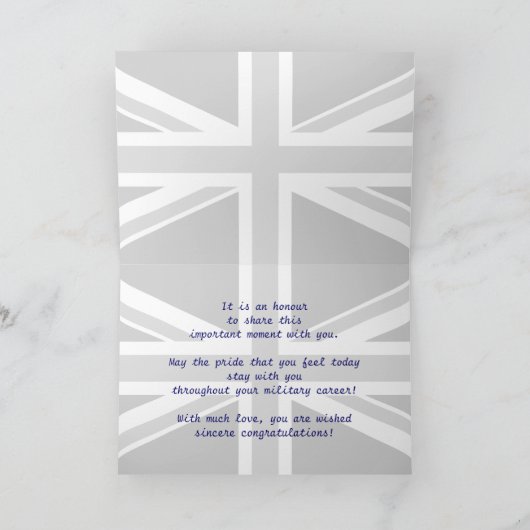 Gefeliciteerd met het uitvallen van het Britse leg Kaart (Binnen)