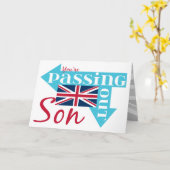 Gefeliciteerd met het uitvallen van het Britse leg Kaart (Gele Bloem)