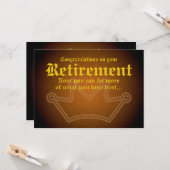 Gefeliciteerd met het vaste Wenskaart op de pensio Kaart (Voorkant / Achterkant in situ)