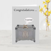 Gefeliciteerd met het verlaten van de pen kaart (Gele Bloem)