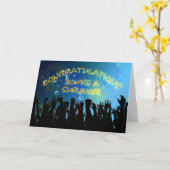 Gefeliciteerd met het verslaan van kanker kaart (Gele Bloem)