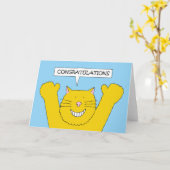 Gefeliciteerd met het verwijderen van de beugel kaart (Gele Bloem)