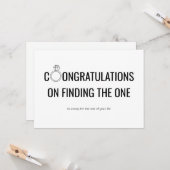 Gefeliciteerd met het vinden van de één platte kaa kaart (Voorkant / Achterkant in situ)