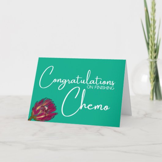 Gefeliciteerd met het voltooien van Chemo Kaart (Voorkant)