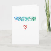 Gefeliciteerd met het voltooien van de chemo kaart (Voorkant)