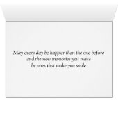 Gefeliciteerd met het Wenskaart Zonnegeit en Zee H (Binnen Horizontaal (Onder))