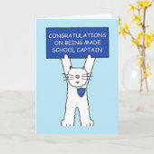 Gefeliciteerd met het worden van de schoolkapitein kaart (Gele Bloem)
