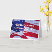 Gefeliciteerd met het worden van een Amerikaans Ka Kaart (Gele Bloem)