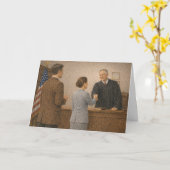 Gefeliciteerd met het worden van een Amerikaanse b Kaart (Gele Bloem)