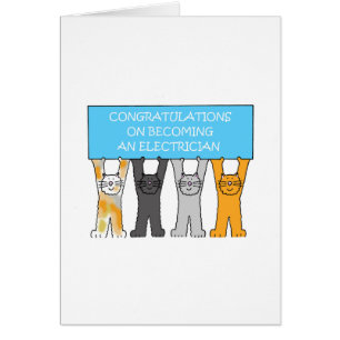 Gefeliciteerd met het worden van een elektricien