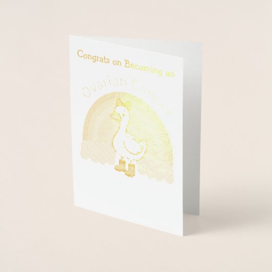 Gefeliciteerd met het worden van een folie kaarten (Voorkant)