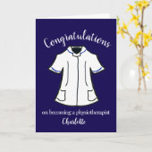 Gefeliciteerd met het worden van een fysiotherapeu kaart (Gele Bloem)