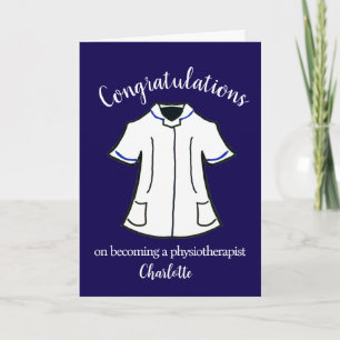 Gefeliciteerd met het worden van een fysiotherapeu kaart