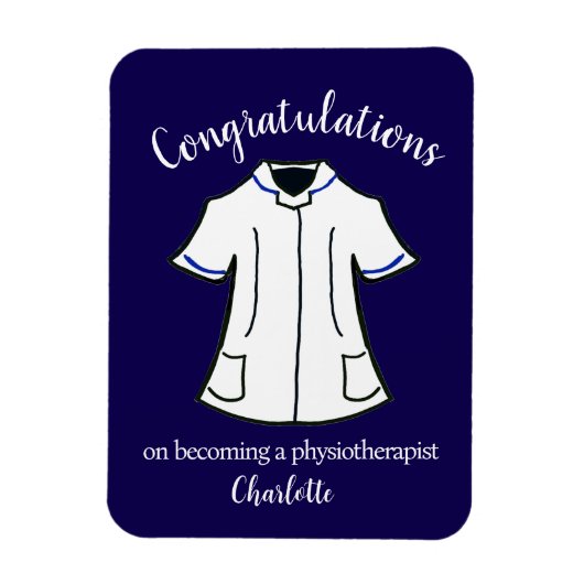 Gefeliciteerd met het worden van een fysiotherapeu magneet (Verticaal)