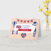 Gefeliciteerd met het worden van een nieuwe Britse Kaart (Gele Bloem)