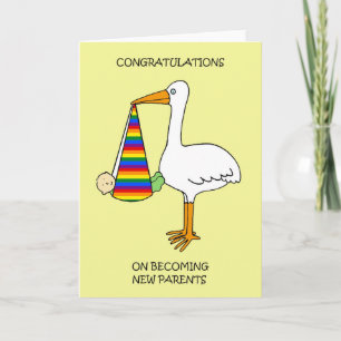 Gefeliciteerd met het worden van nieuwe ouders kaart