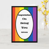 Gefeliciteerd met het zijn van je trotskaart kaart (Gele Bloem)