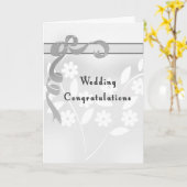 Gefeliciteerd met huwelijk met neef & man kaart (Gele Bloem)