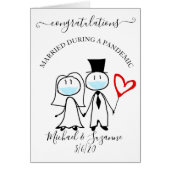 Gefeliciteerd met huwelijk tijdens pandemie (Voorkant)