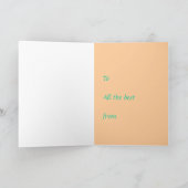 Gefeliciteerd met huwelijksfeest kaart (Binnen)