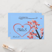 Gefeliciteerd met Islamitische bruiloft liefde voo Kaart (Voorkant / Achterkant in situ)