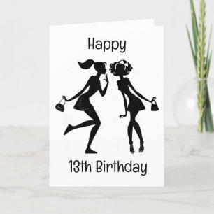 GEFELICITEERD MET JE "13e VERJAARDAG" EEN ALLERBES Kaart