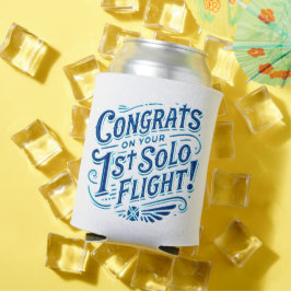 Gefeliciteerd met je 1e Solo Vlucht Blikjeskoeler