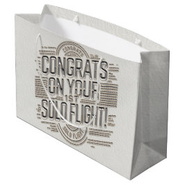 Gefeliciteerd met je 1e Solo Vlucht Groot Cadeauzakje