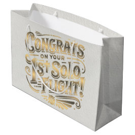 Gefeliciteerd met je 1e Solo Vlucht Groot Cadeauzakje