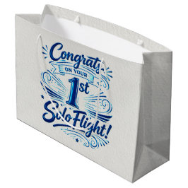 Gefeliciteerd met je 1e Solo Vlucht Groot Cadeauzakje