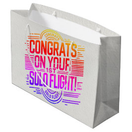 Gefeliciteerd met je 1e Solo Vlucht Groot Cadeauzakje