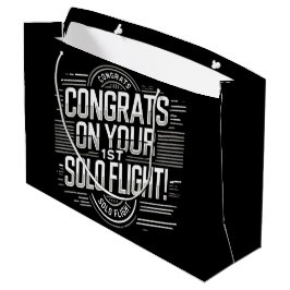 Gefeliciteerd met je 1e Solo Vlucht Groot Cadeauzakje