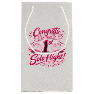 Gefeliciteerd met je 1e Solo Vlucht! Klein Cadeauzakje