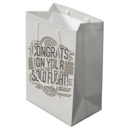 Gefeliciteerd met je 1e Solo Vlucht Medium Cadeauzakje