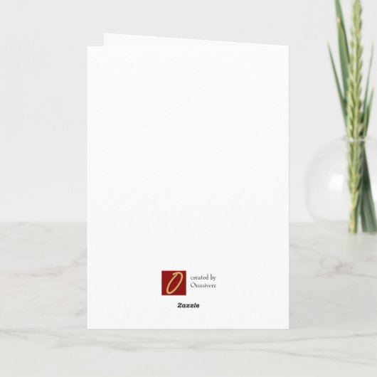 Gefeliciteerd met je aanbieding kaart (Achterkant)